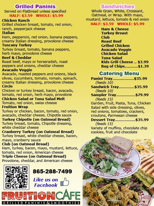 Fruition Cafe Tuscan Turkey